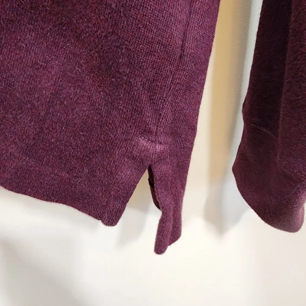 Polo Ralph Lauren 1/4 zip‎ long sleeve burgundy pullover shirt men's size XL